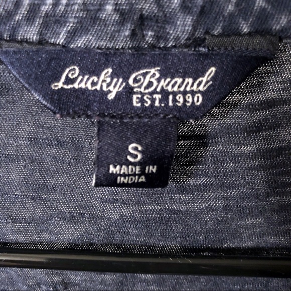 COPY - Lucky Brand Women’s Slate Blue Top - Picture 3 of 6